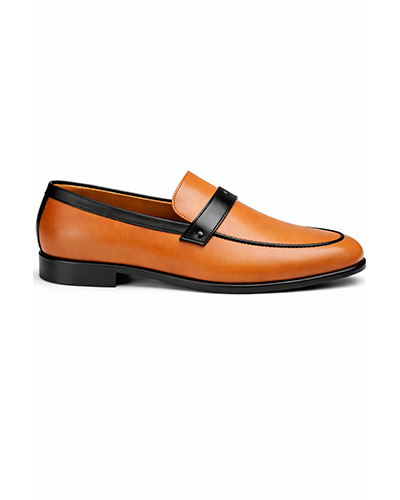 Men’s Two-Tone Leather Loafers