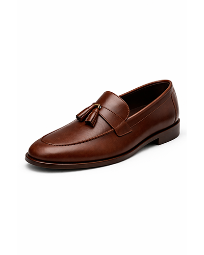 Brown Tassel Loafers