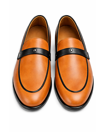 Men’s Two-Tone Leather Loafers