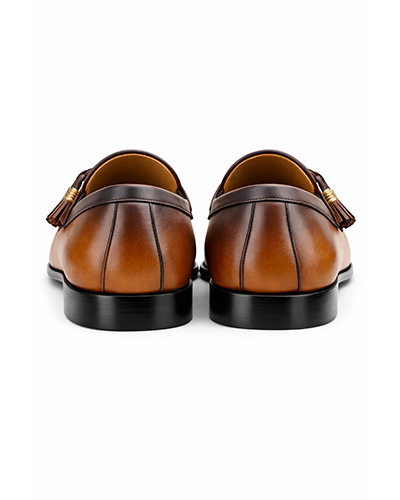 Men’s Croc-Embossed Tassel Loafers