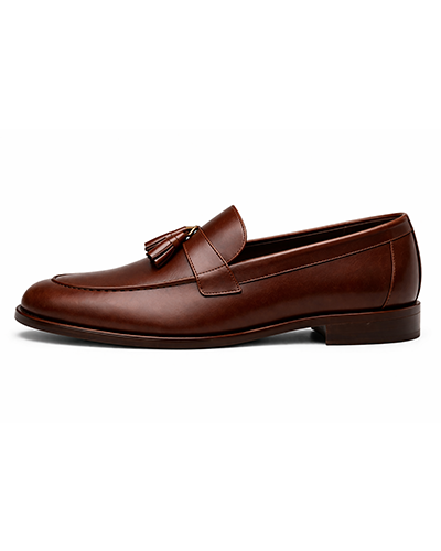 Brown Tassel Loafers