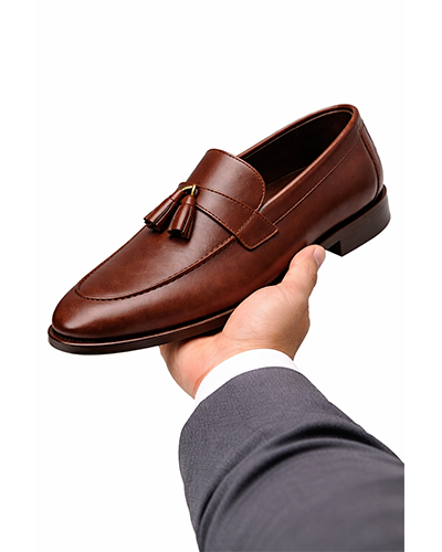 Brown Tassel Loafers